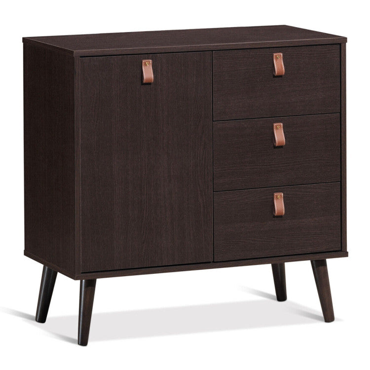 3-Drawer Sideboard Storage Display Cabinet