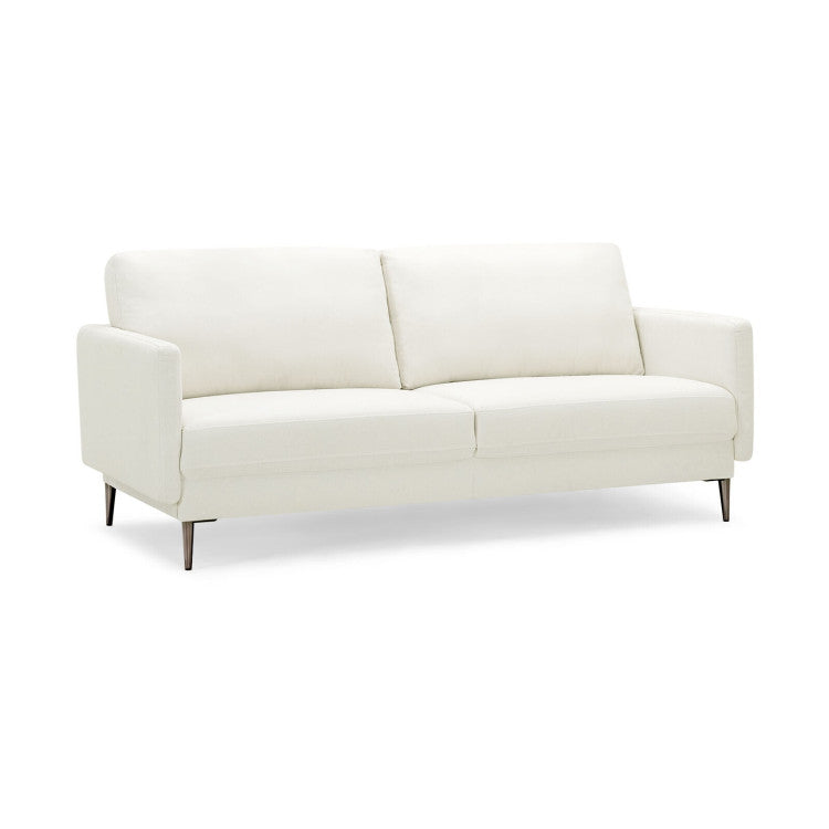 Modern Loveseat with Comfy Backrest Cushions