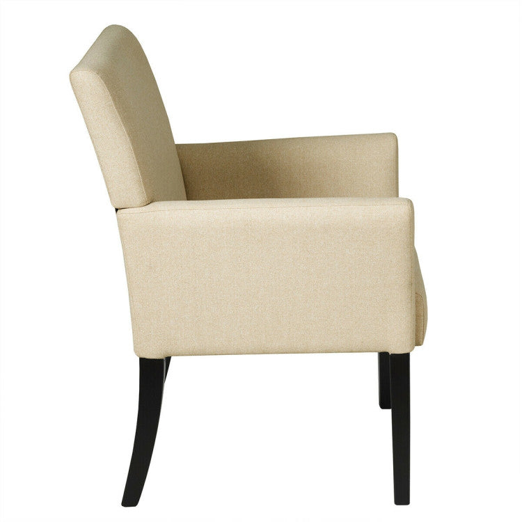 Fabric Upholstered Executive Guest Armchair