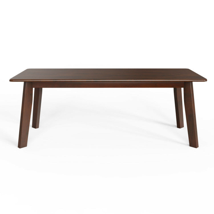 Rectangular Modern Wooden Coffee Table with Rubber Leg