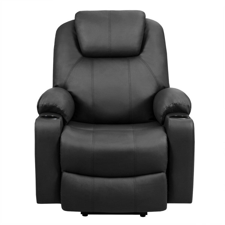 Electric Power Lift Multifunction Electric Recliner with 2 Side Pockets and Cup Holders