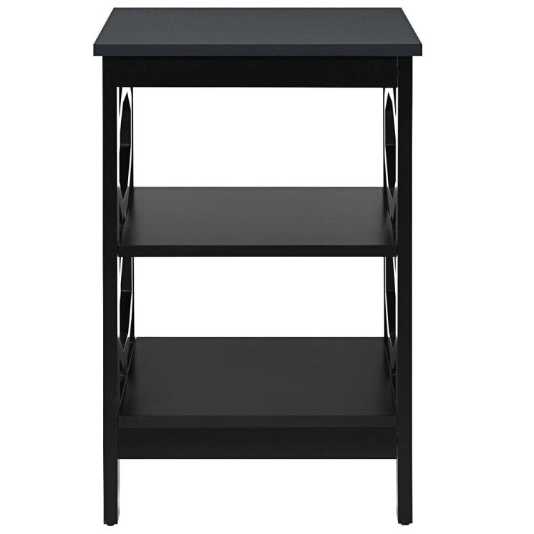 3-Tier Nightstand Sofa Side End Accent Table