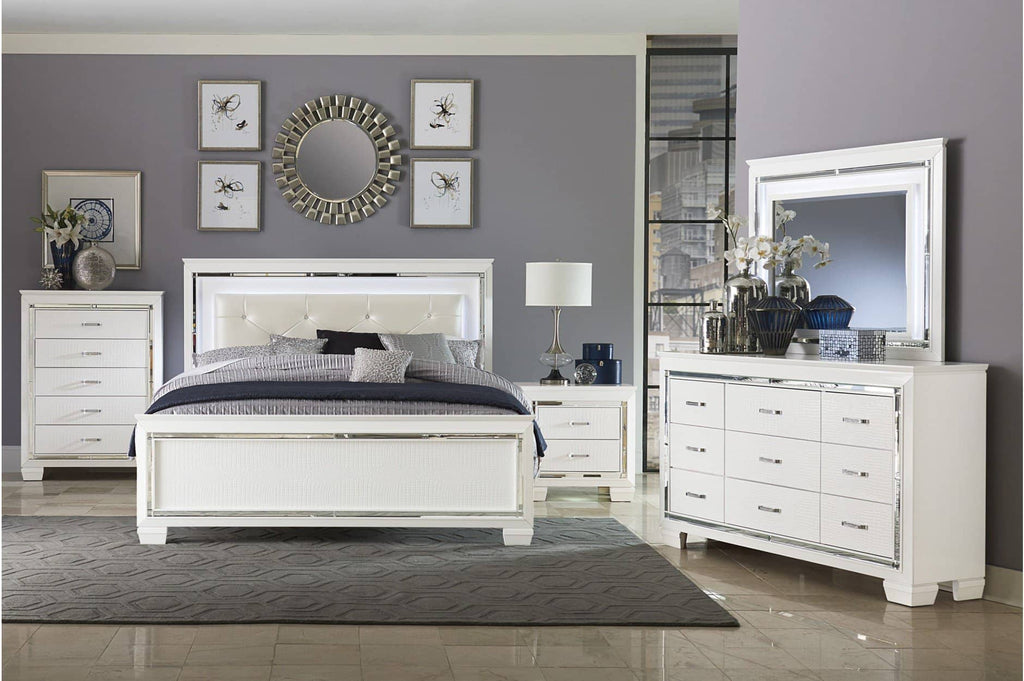 White Bedroom Allura - StafforaFurniture