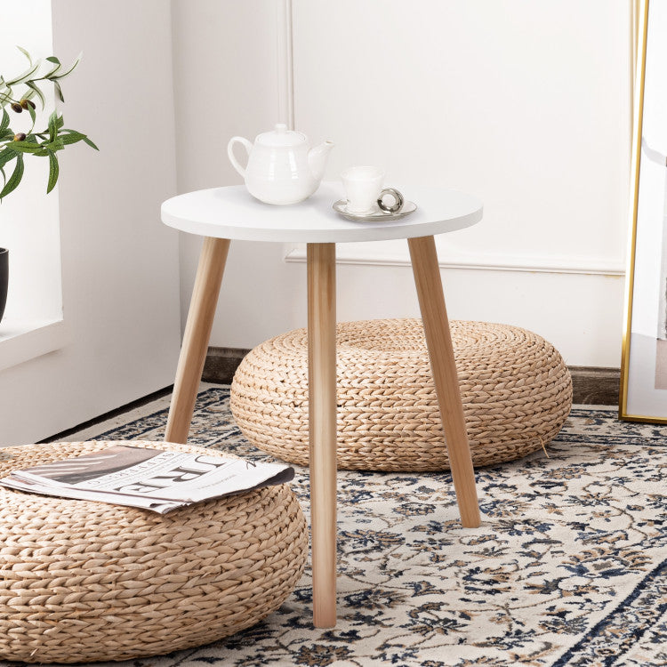 Small Modern round Coffee Tea Side Table