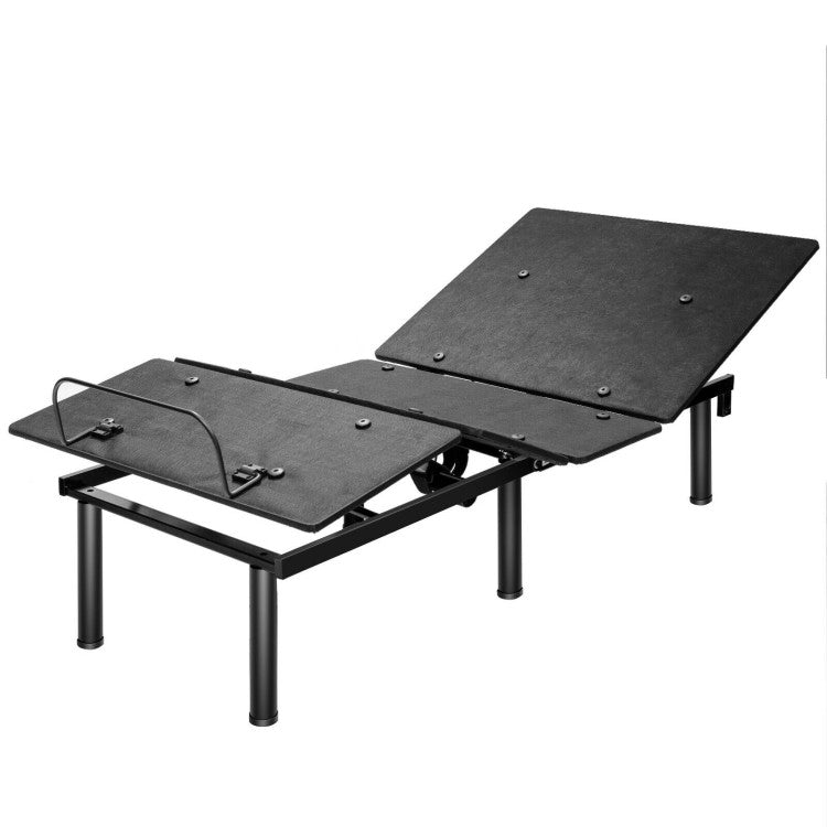 Ergonomic Adjustable Bed Base with Head and Foot Incline