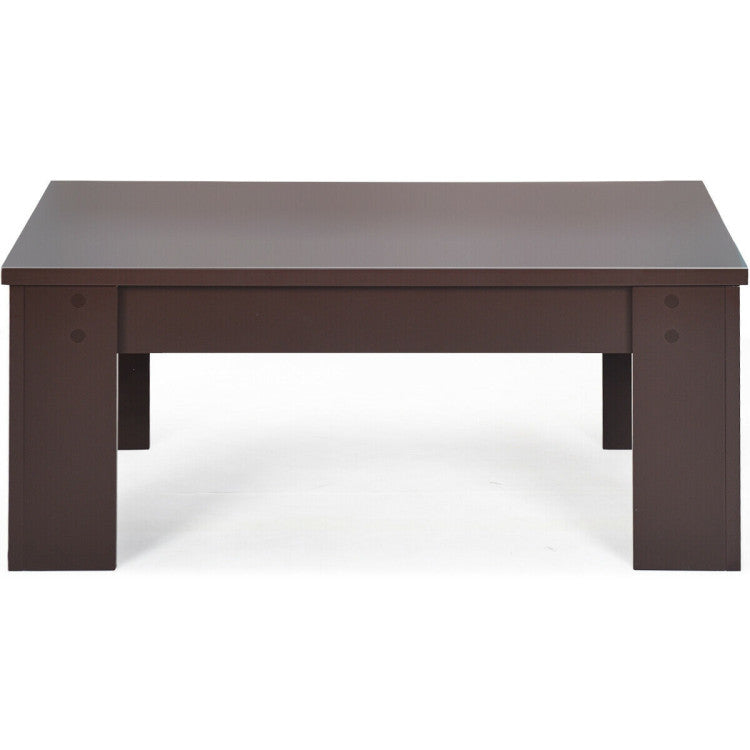 Lift Top Coffee Table with Hidden Storage Compartment