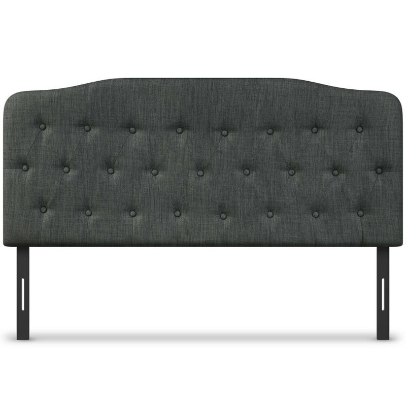 Queen Size Upholstered Headboard with Adjustable Heights