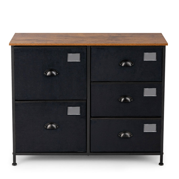 5-Drawer Storage Dresser for Bedroom and Entryway