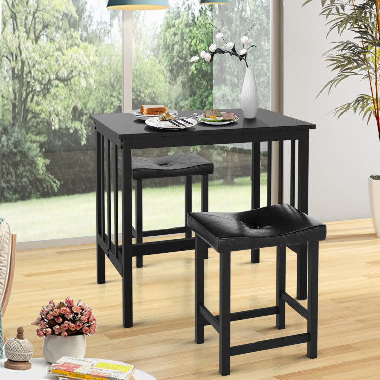 3 Pieces Modern Counter Height Dining Set