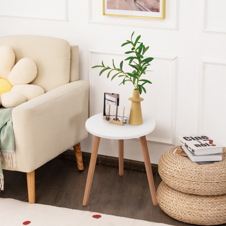 Small Modern round Coffee Tea Side Table