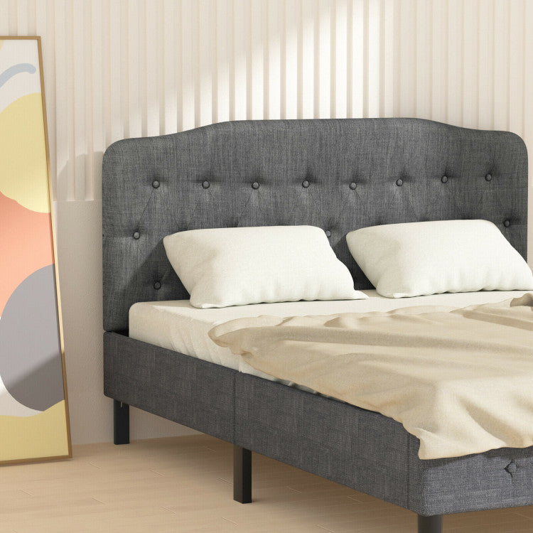 Queen Size Upholstered Headboard with Adjustable Heights