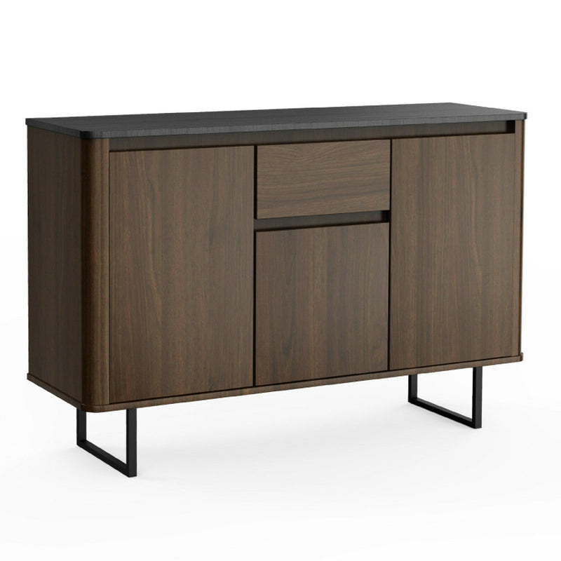 3-Door Kitchen Buffet Sideboard with Drawer for Living Room Dining Room