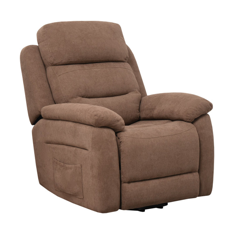 Power Lift Recliner Sofa with Side Pocket and Remote Control