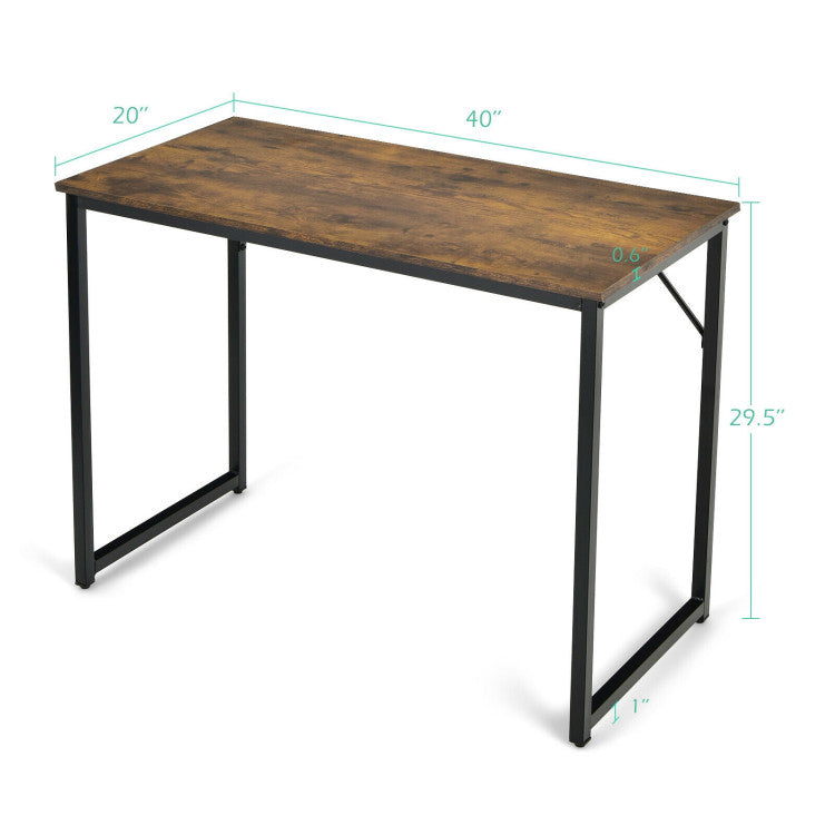 L Shaped Computer Desk and Writing Workstation for Home and Office