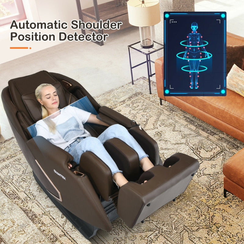 Full Body Zero Gravity Massage Chair with SL Track Heat Installation-Free