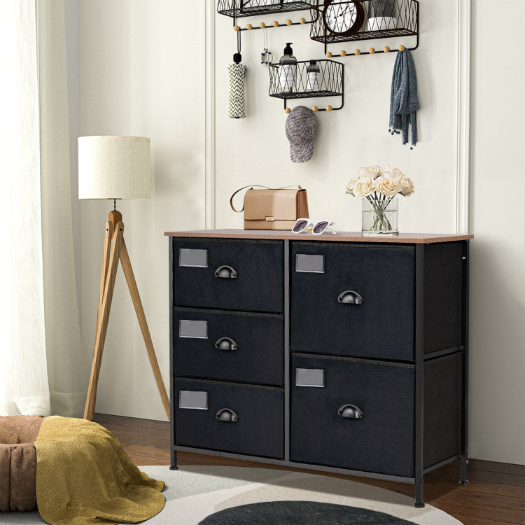 5-Drawer Storage Dresser for Bedroom and Entryway