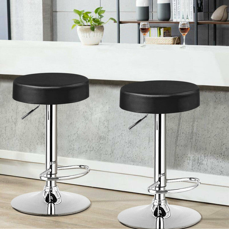 1 Piece round Bar Stool Adjustable Swivel Pub Chair