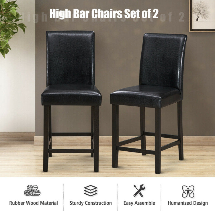 25 Inch Counter Height Set of 2 Bar Stools