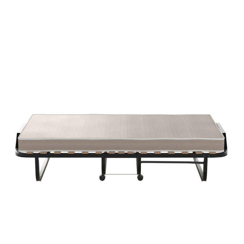 Made in Italy Rollaway Folding Bed with 4 Inch Memory Foam Mattress