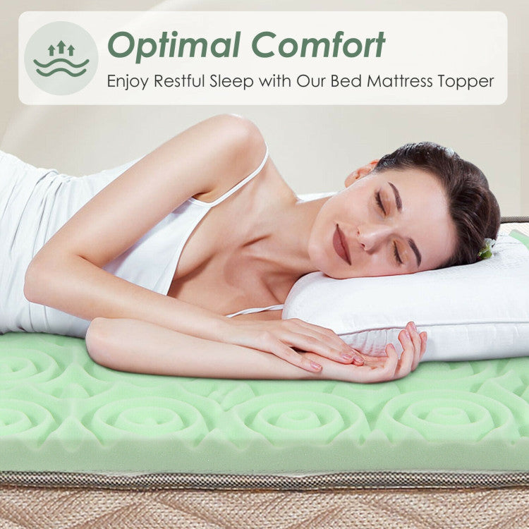 3 Inch Comfortable Mattress Topper Cooling Air Foam