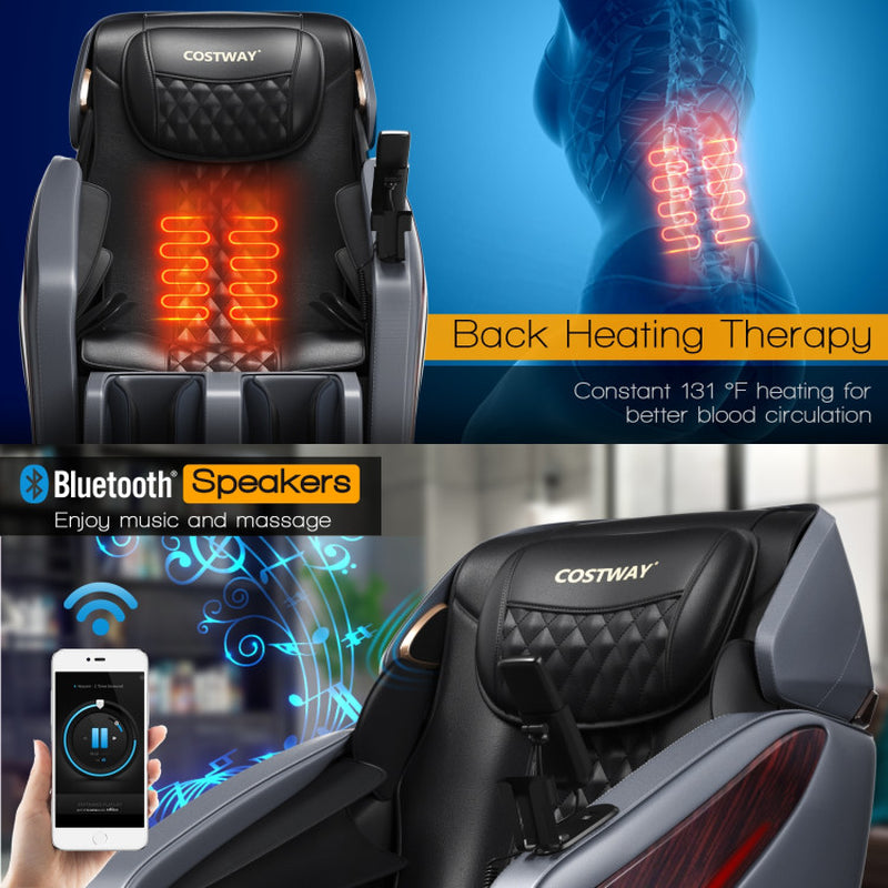 3D SL Track Thai Stretch Zero Gravity Full Body Massage Chair Recliner