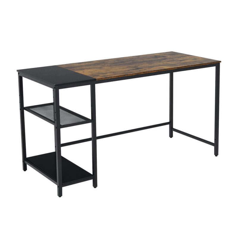 55 Inch Reversible Computer Desk with Splice Tabletop