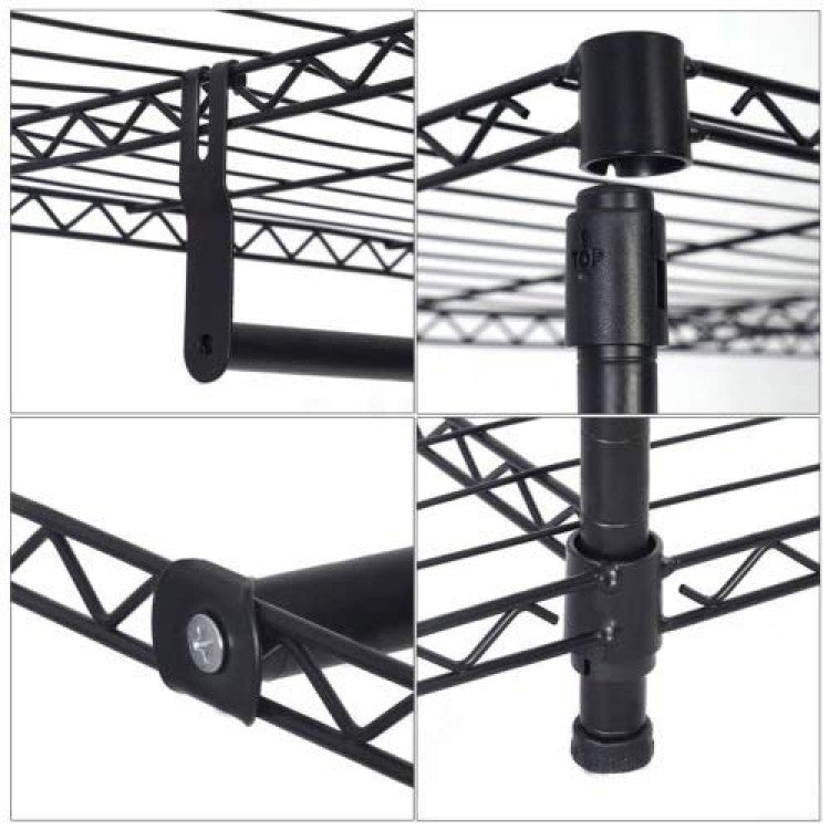 Portable Steel Closet Hanger Storage Rack Organizer