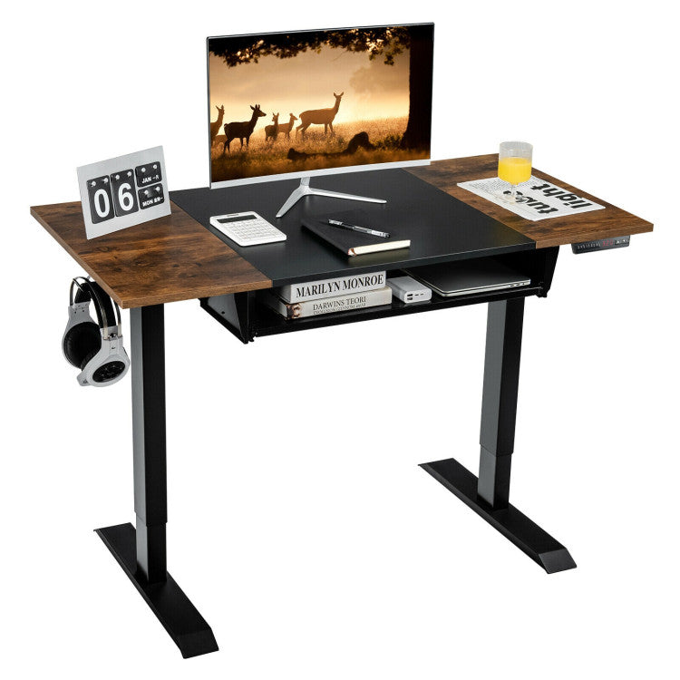 48 Inch Standing Desk with Keyboard Tray