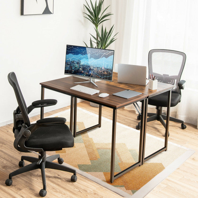 L Shaped Computer Desk and Writing Workstation for Home and Office