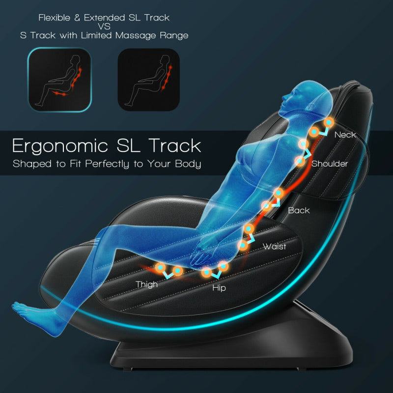 3D Massage Chair Recliner with SL Track Zero Gravity