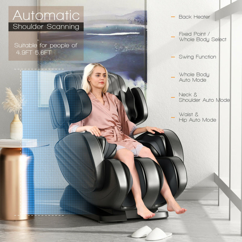 3D Massage Chair Recliner with SL Track Zero Gravity