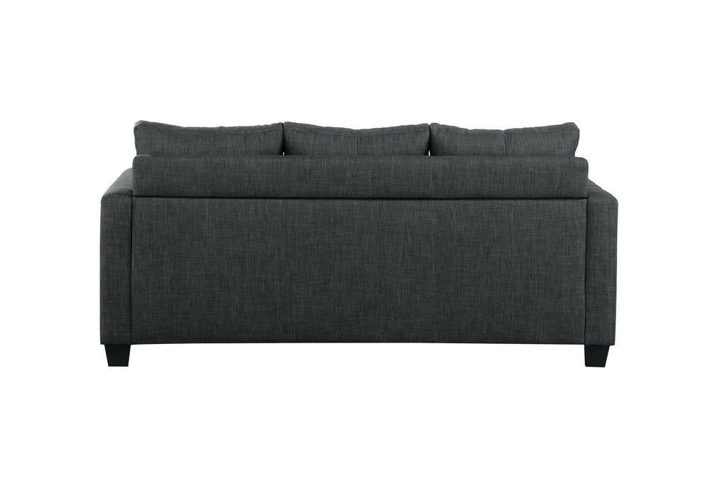 Phelps Dark Gray 2 Piece Sofa Chaise - StafforaFurniture