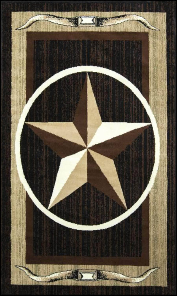 Texas Star Brown/Beige Area Rug Nairobi 1156 - Context USA - Area Rug by MSRUGS