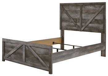 Gray Cross-buck Bedroom Set - StafforaFurniture