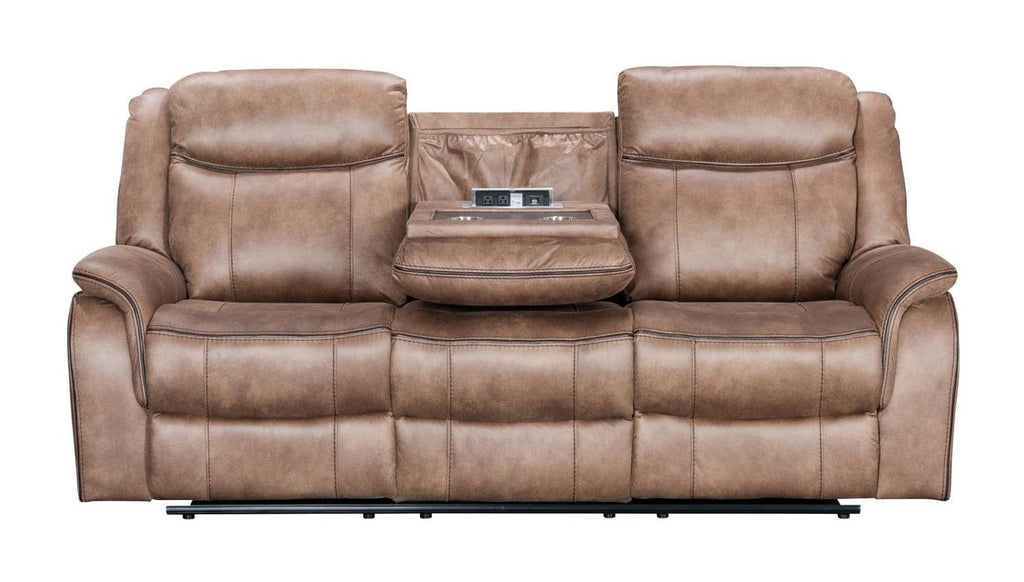 Abigail Brown Reclining Set - StafforaFurniture