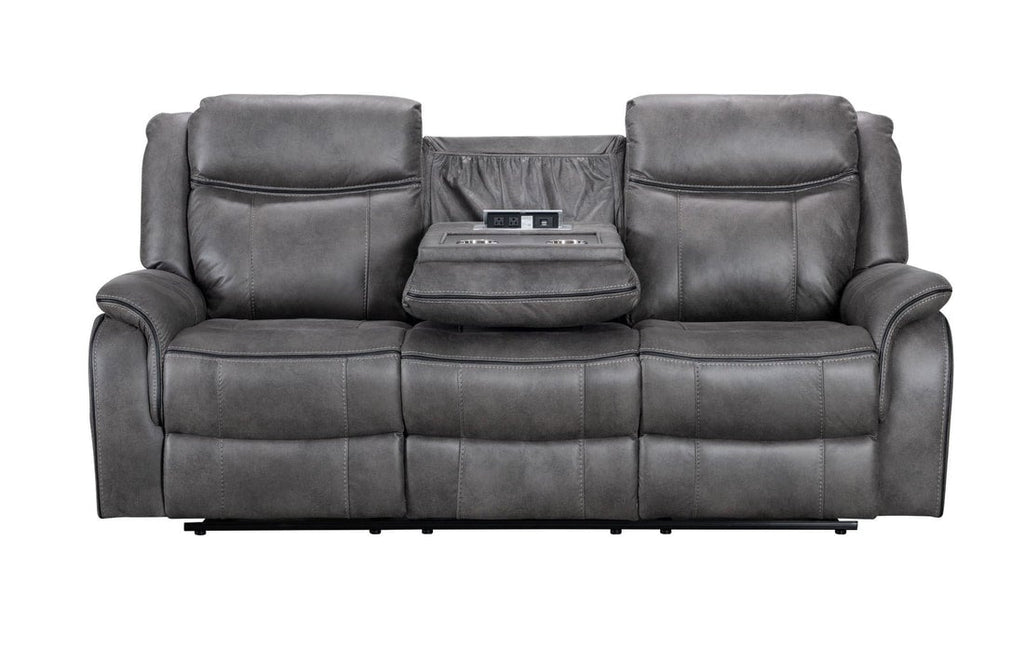 Abigail Gray Reclining Set (ETA 12/4) - StafforaFurniture