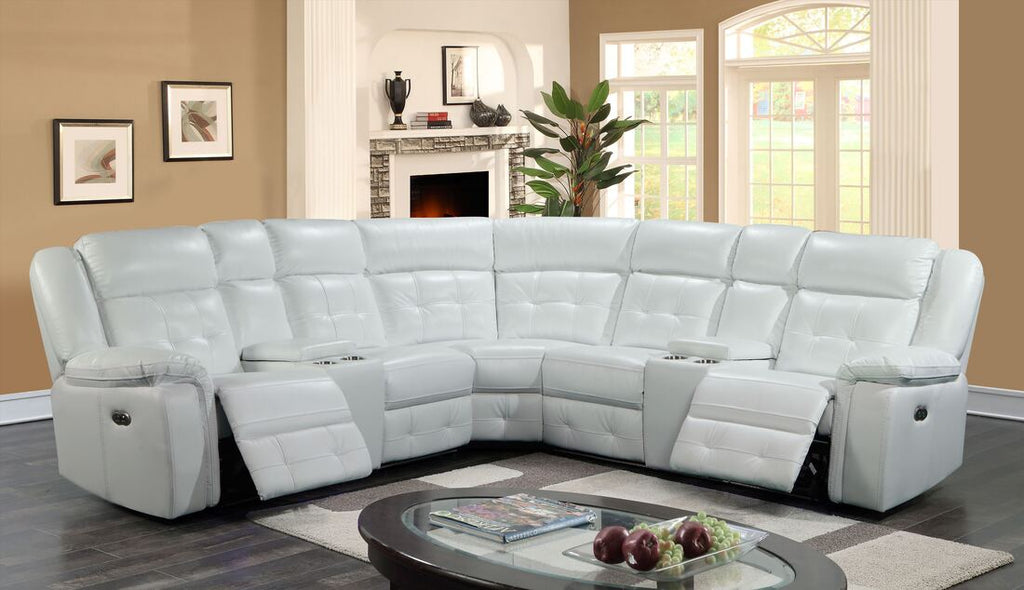 Amazon Power Reclining Sectional - StafforaFurniture