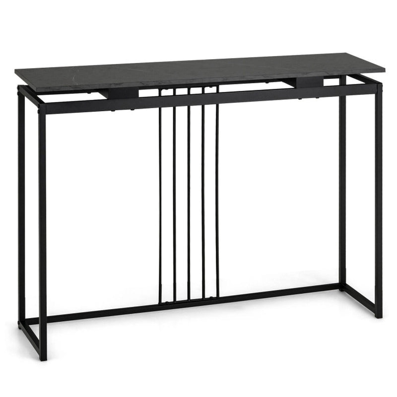 48 Inch Console Tables with Powder-Coated Steel Frame