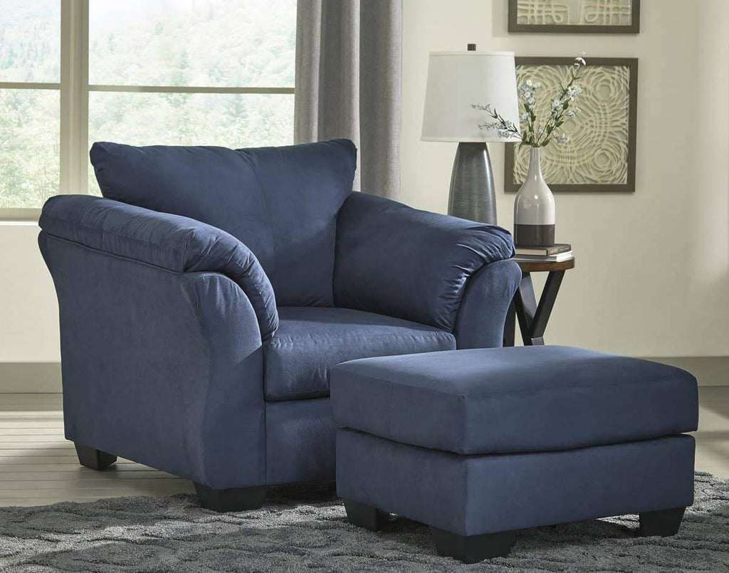 Darcy Blue Living Room Set - StafforaFurniture