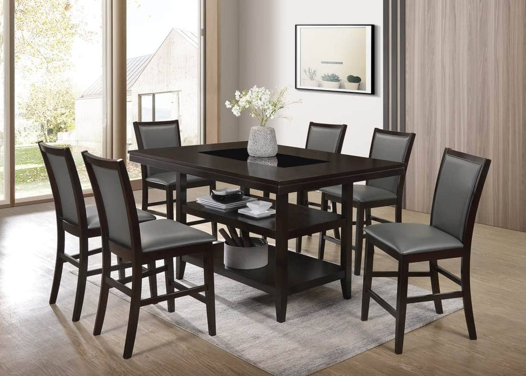 Condor Counter Height Table with 6 Chairs - StafforaFurniture