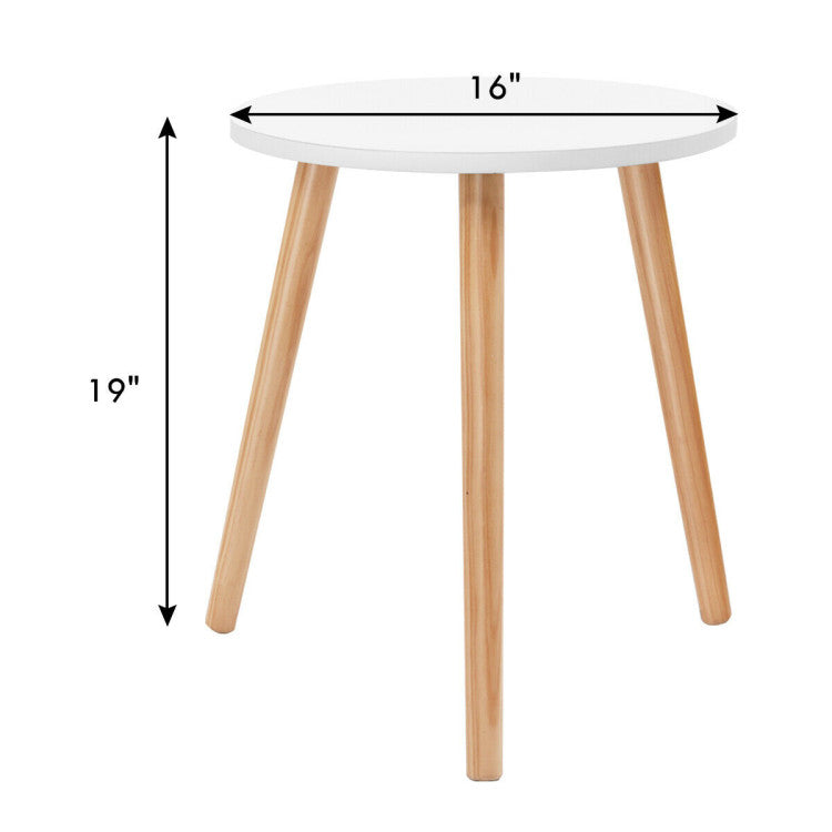 Small Modern round Coffee Tea Side Table