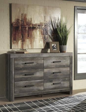 Gray Cross-buck Bedroom Set - StafforaFurniture