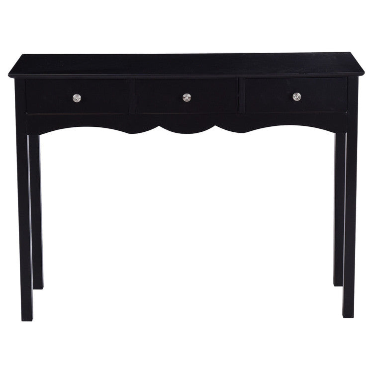 3-Drawers Hall Console Table for Entryway