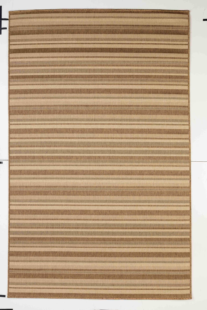 Stripes Indoor/Outdoor Rugs Flatweave Contemporary Patio, Pool, Camp and Picnic Carpets FW 575 - Context USA - Area Rug by MSRUGS