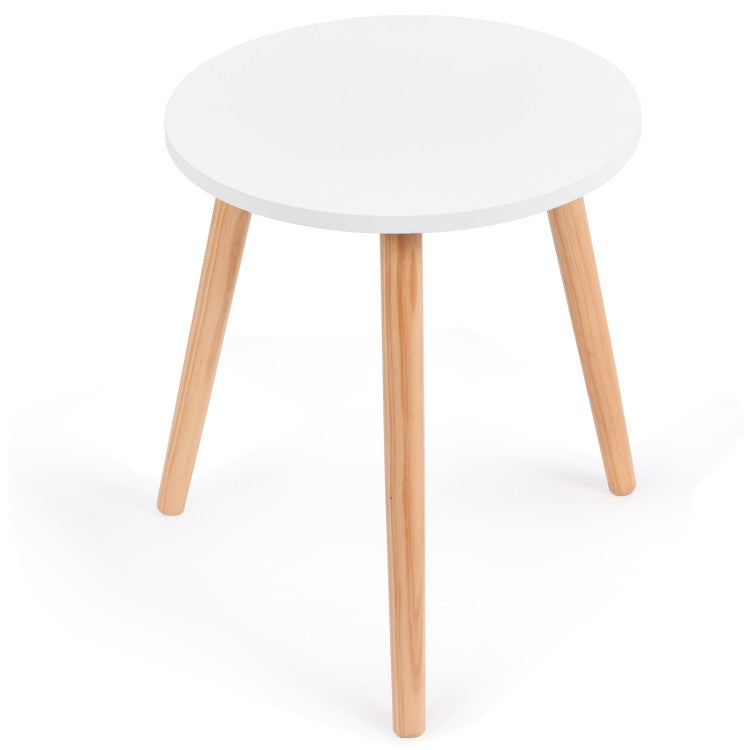 Small Modern round Coffee Tea Side Table