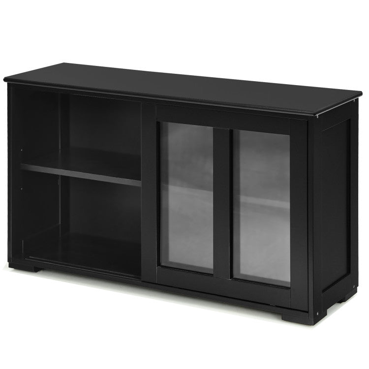 Sideboard Buffet Cupboard Storage Cabinet with Sliding Door