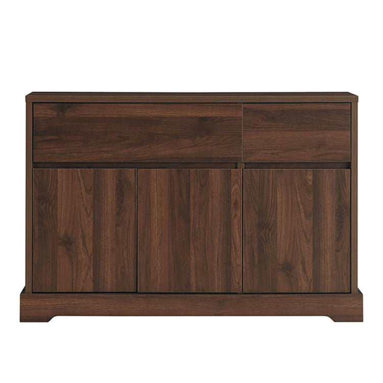 Storage Buffet Sideboard with 2 Drawers and 2 Cabinets