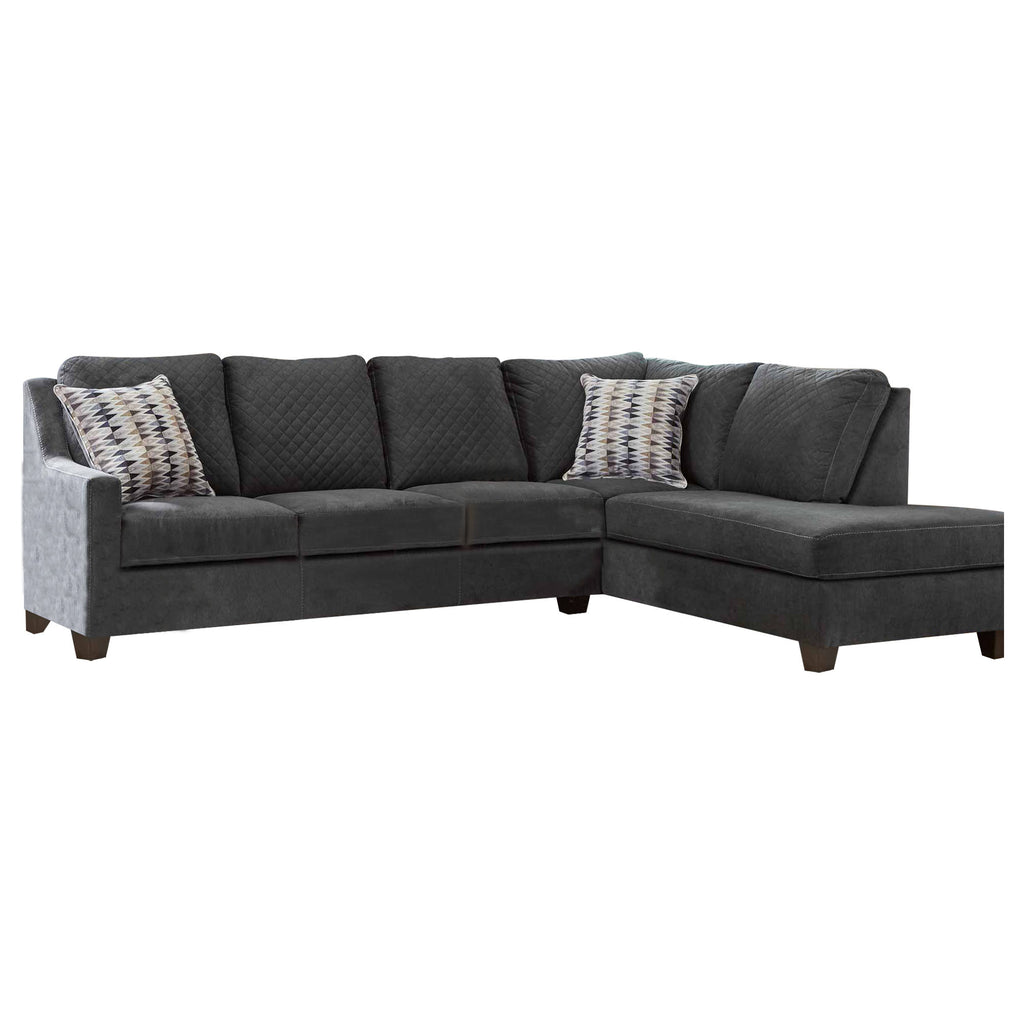 Navy Sectional - StafforaFurniture