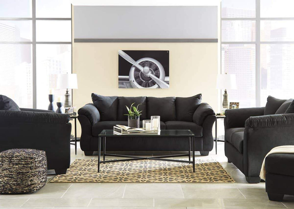 Darcy Black Living Room Set - StafforaFurniture